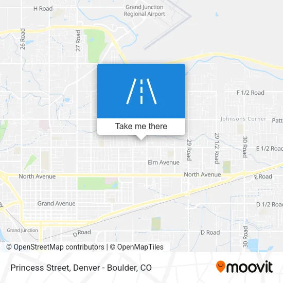 Princess Street map
