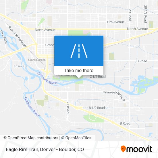 Eagle Rim Trail map