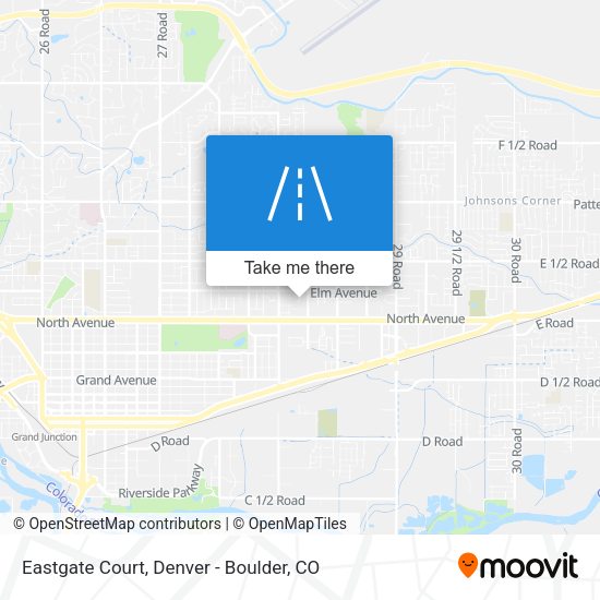 Mapa de Eastgate Court