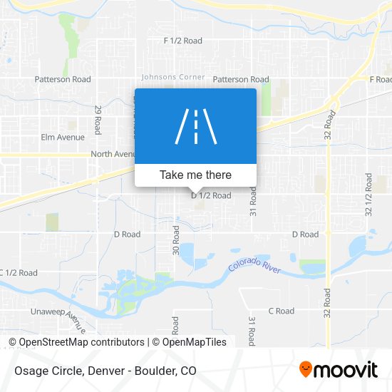 Osage Circle map