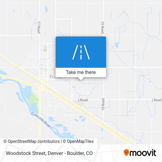 Mapa de Woodstock Street