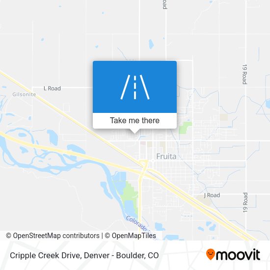 Cripple Creek Drive map