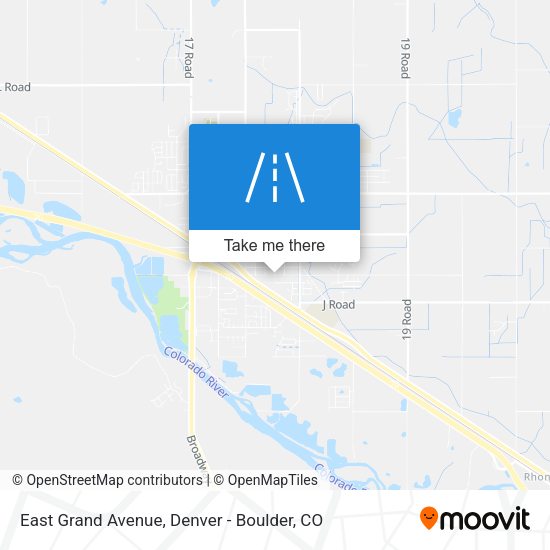 Mapa de East Grand Avenue
