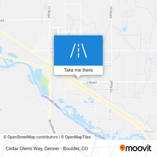 Mapa de Cedar Glenn Way