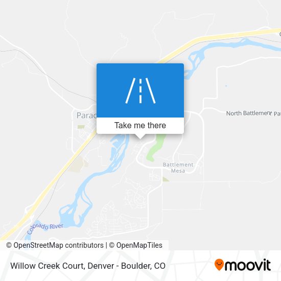 Willow Creek Court map