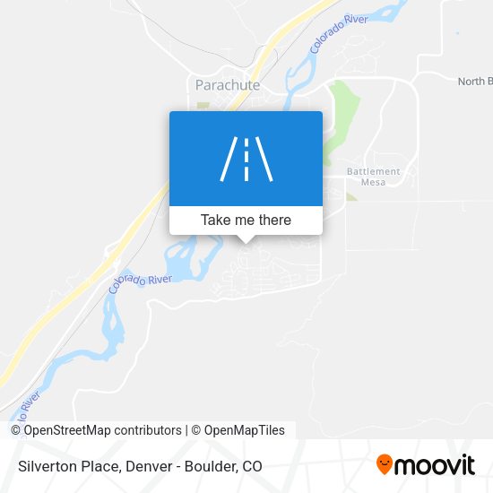 Silverton Place map