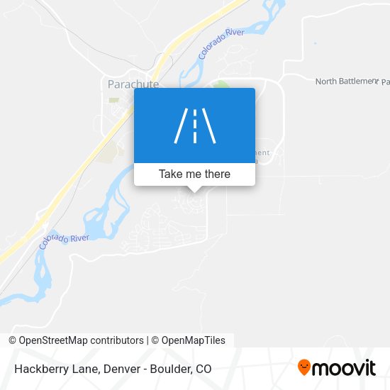 Hackberry Lane map