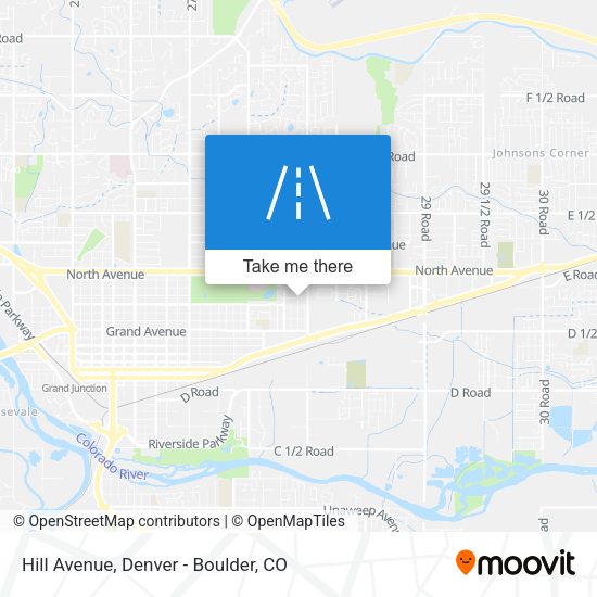 Mapa de Hill Avenue