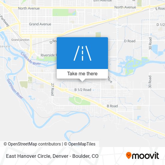 East Hanover Circle map