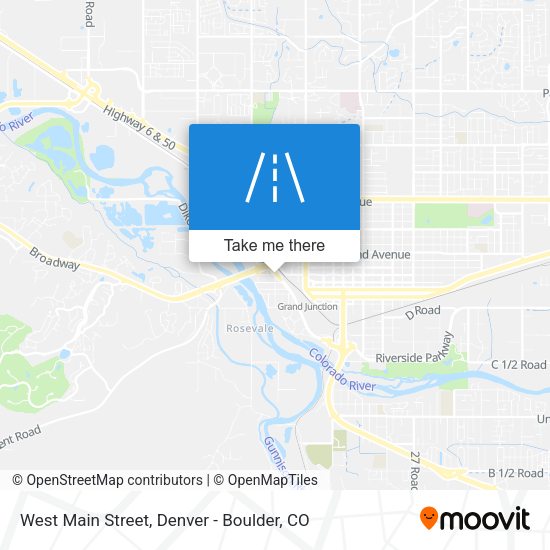 West Main Street map