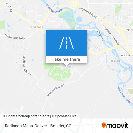 Redlands Mesa map