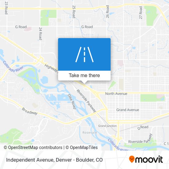 Independent Avenue map