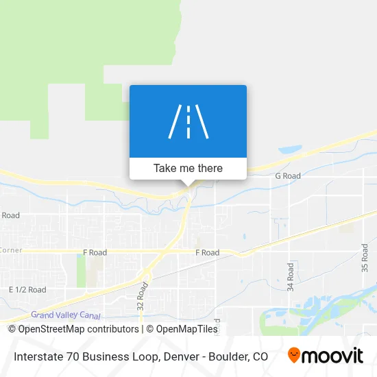 Interstate 70 Business Loop map