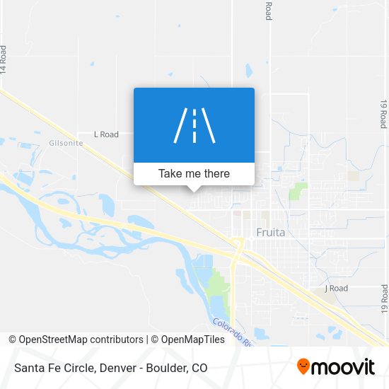Santa Fe Circle map