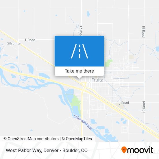 West Pabor Way map