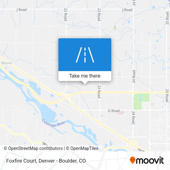 Foxfire Court map