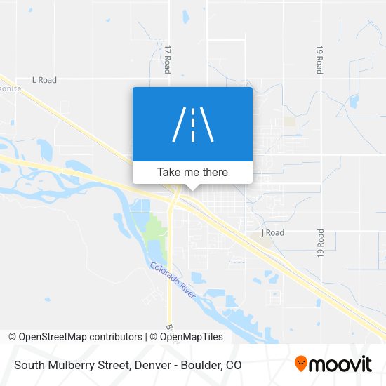 South Mulberry Street map