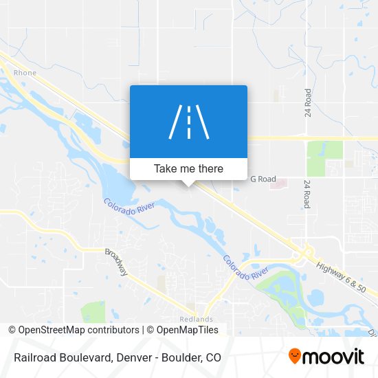 Railroad Boulevard map