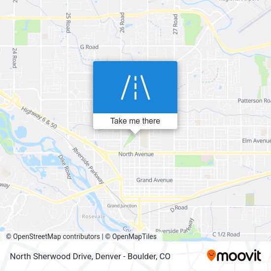 Mapa de North Sherwood Drive