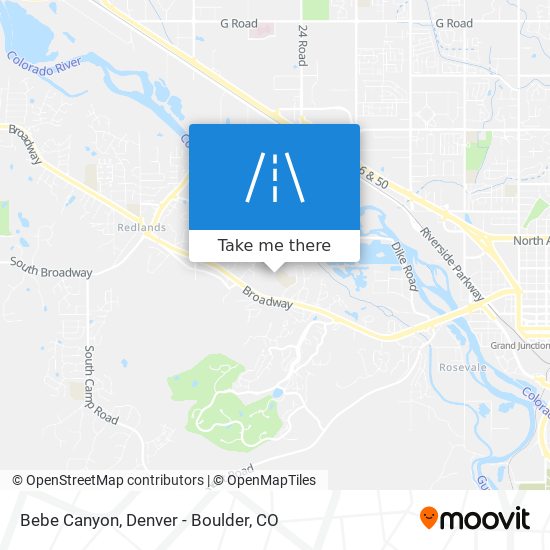 Mapa de Bebe Canyon