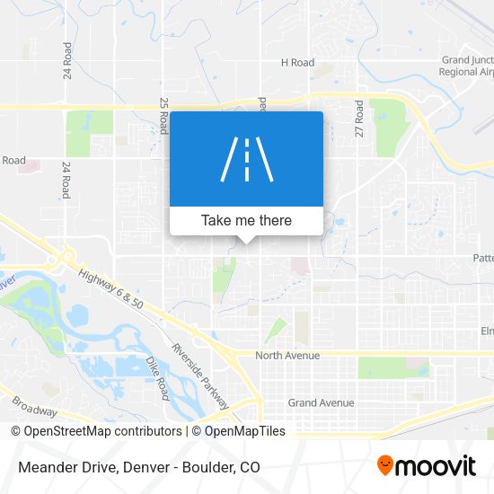 Meander Drive map