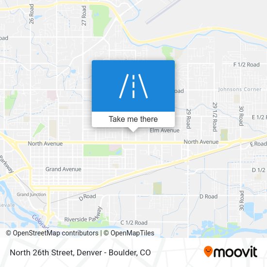 Mapa de North 26th Street