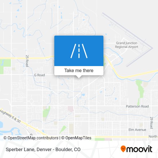 Sperber Lane map