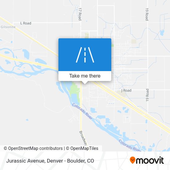 Jurassic Avenue map