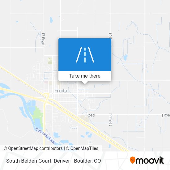 South Belden Court map