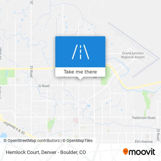Hemlock Court map