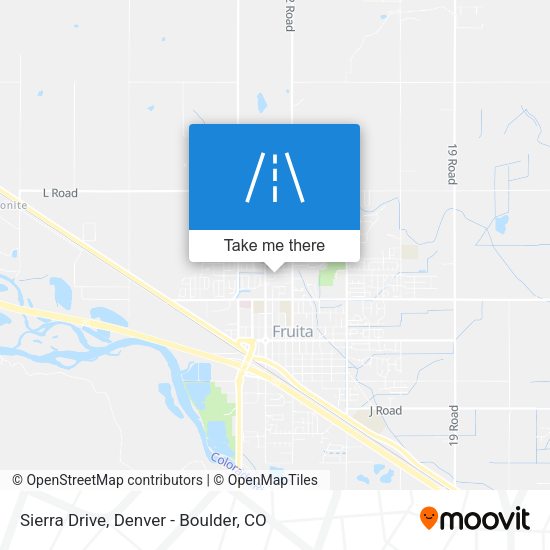 Mapa de Sierra Drive