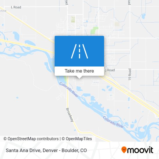 Santa Ana Drive map