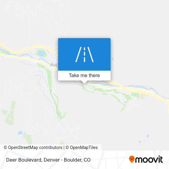 Deer Boulevard map