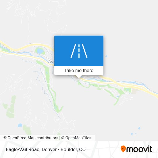 Eagle-Vail Road map