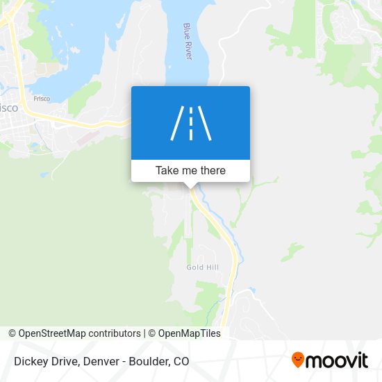 Mapa de Dickey Drive