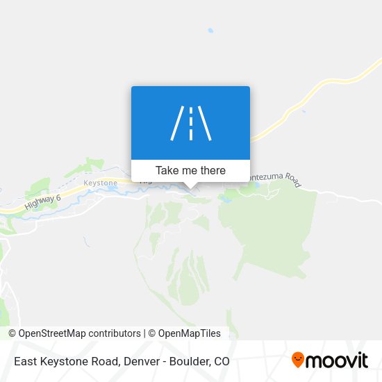 East Keystone Road map