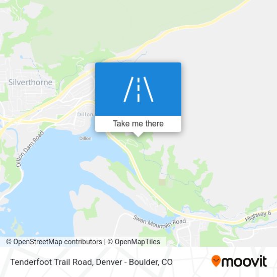 Tenderfoot Trail Road map