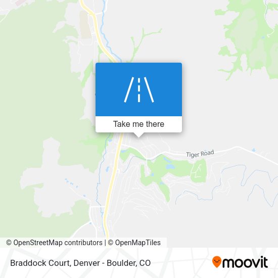 Mapa de Braddock Court
