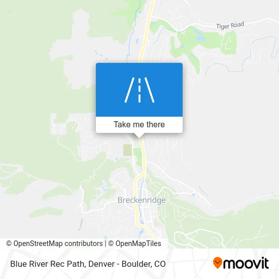 Blue River Rec Path map