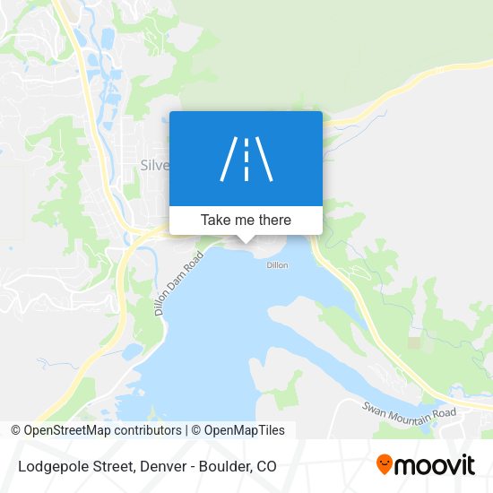 Lodgepole Street map