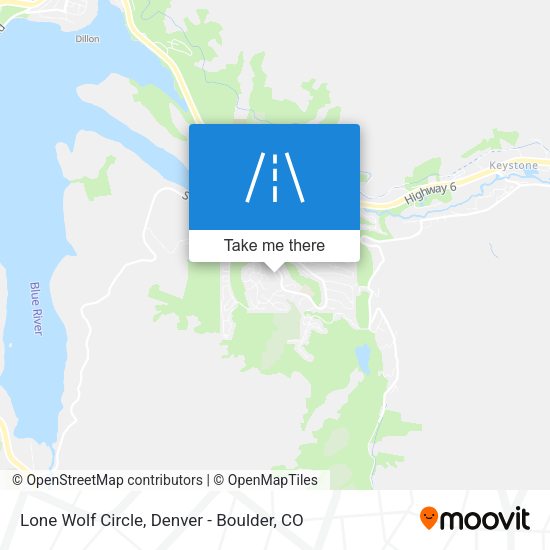 Mapa de Lone Wolf Circle