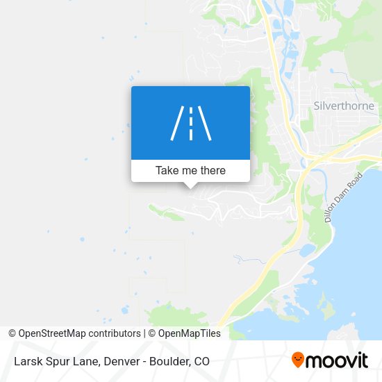 Larsk Spur Lane map