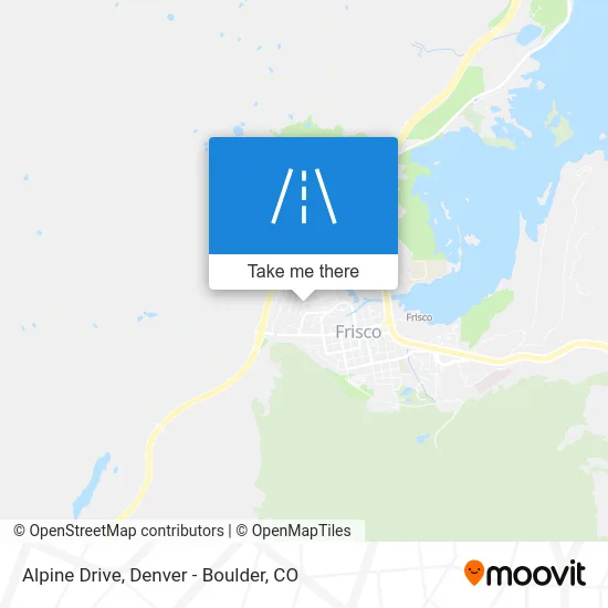 Alpine Drive map