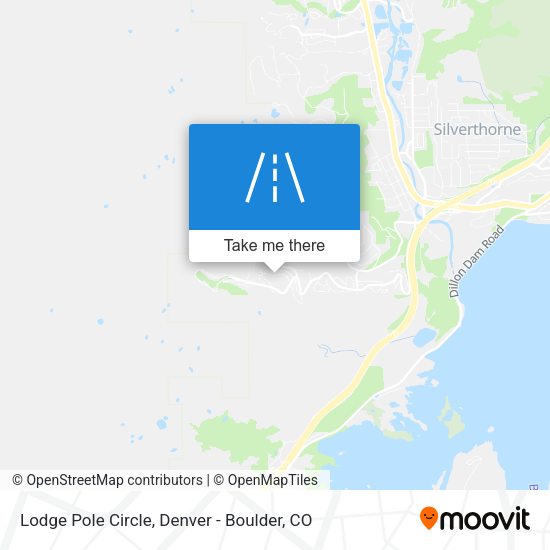 Lodge Pole Circle map