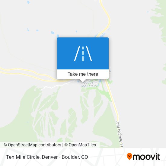 Ten Mile Circle map
