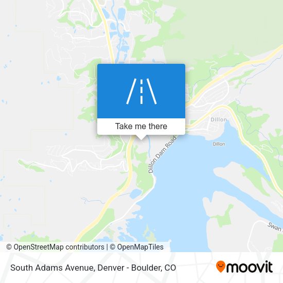 Mapa de South Adams Avenue