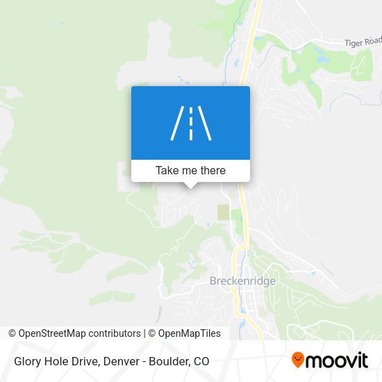 Glory Hole Drive map