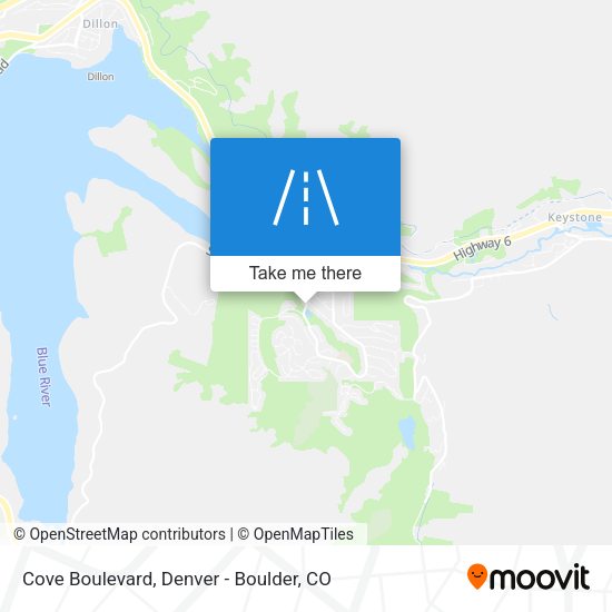 Mapa de Cove Boulevard