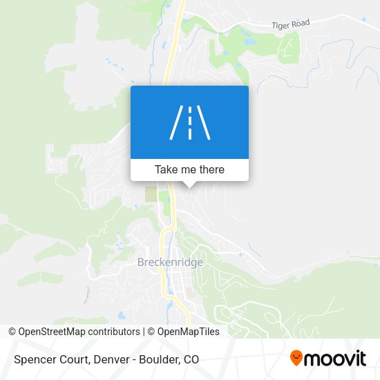 Mapa de Spencer Court