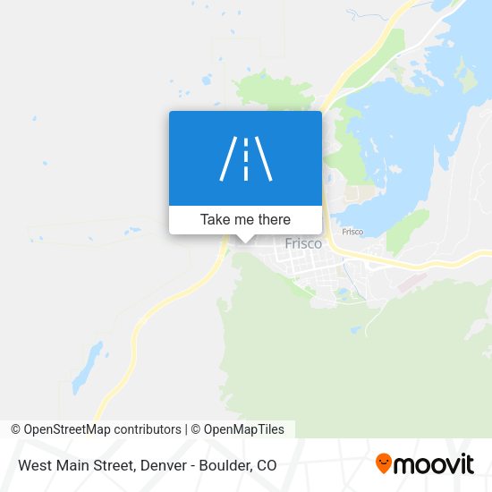 West Main Street map